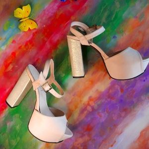 KC high heels sandals.